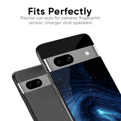 Dazzling Ocean Gradient Glass Case for Google Pixel 8A
