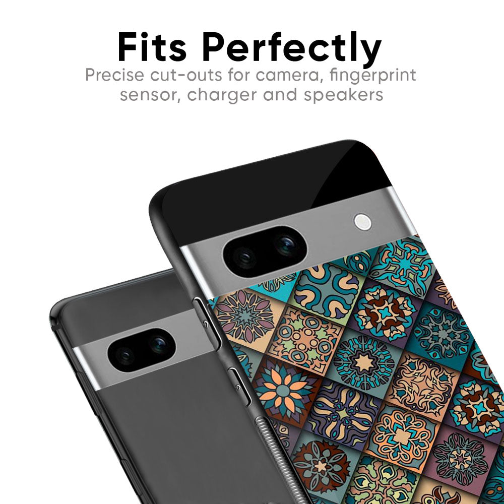 Retro Art Glass Case for Google Pixel 8A
