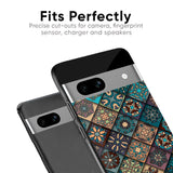 Retro Art Glass Case for Google Pixel 8