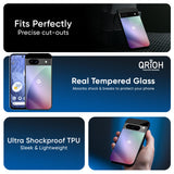 Abstract Holographic Glass Case for Google Pixel 9 Pro XL