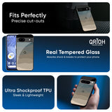 Abstract Mountain Pattern Glass Case for Google Pixel 9 Pro XL