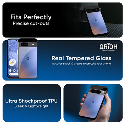Blue Aura Glass Case for Google Pixel 9 Pro