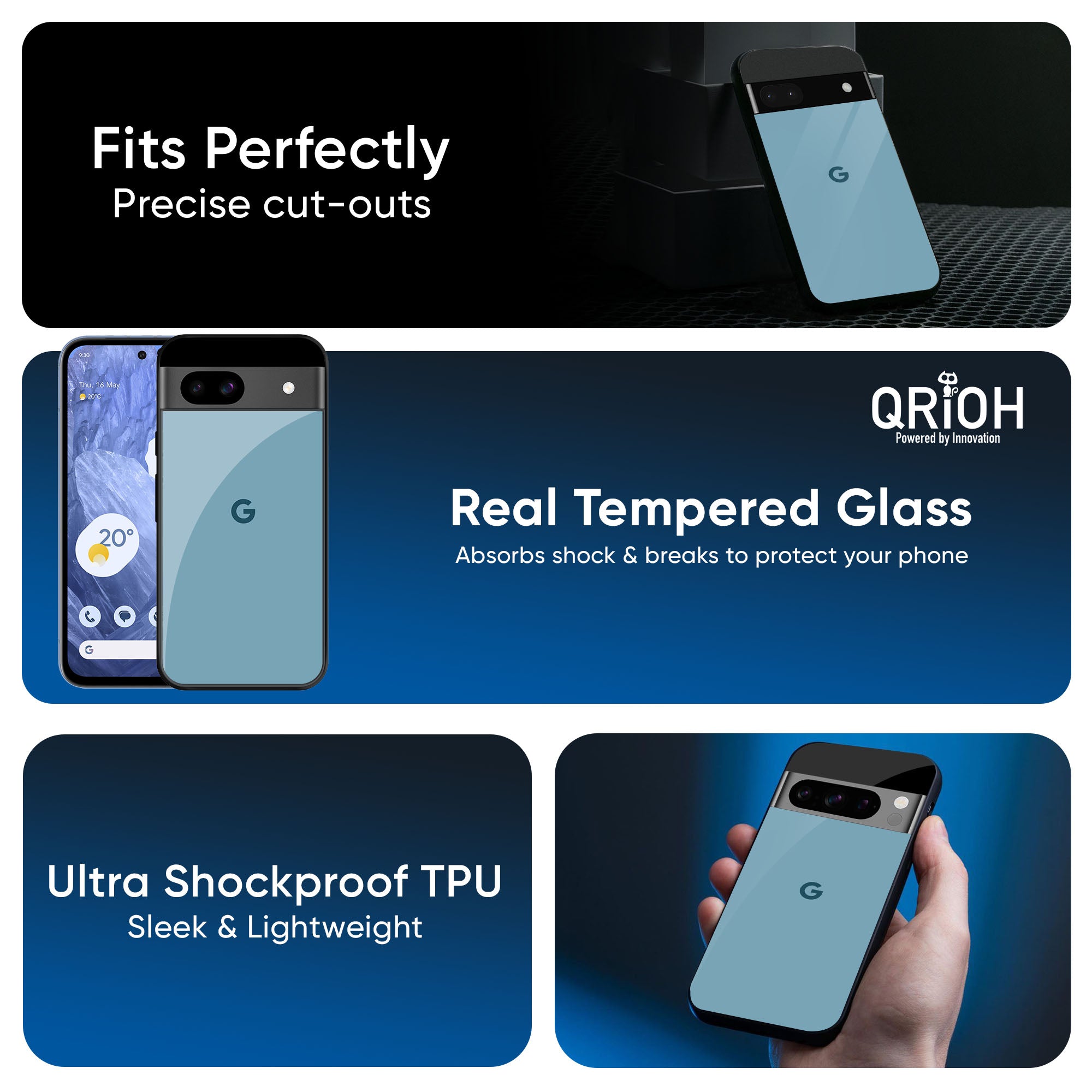 Sapphire Glass Case for Google Pixel 9