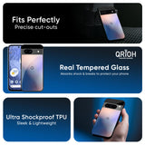 Blue Mauve Gradient Glass Case for Google Pixel 9 Pro XL