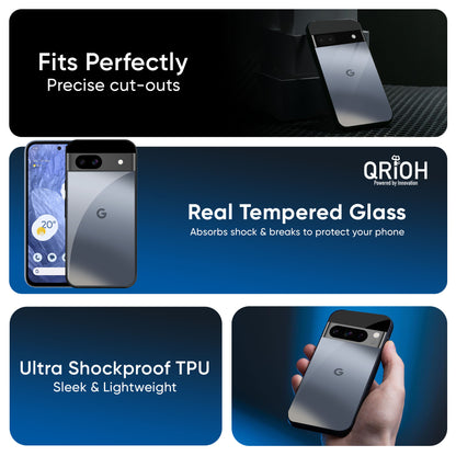 Space Grey Gradient Glass Case for Google Pixel 9 Pro XL