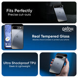 Space Grey Gradient Glass Case for Google Pixel 9 Pro XL