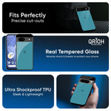 Oceanic Turquiose Glass Case for Google Pixel 9