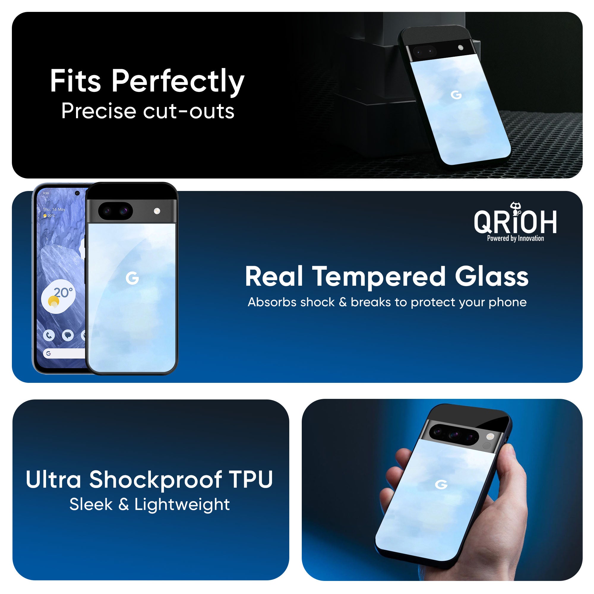 Bright Sky Glass Case for Google Pixel 9