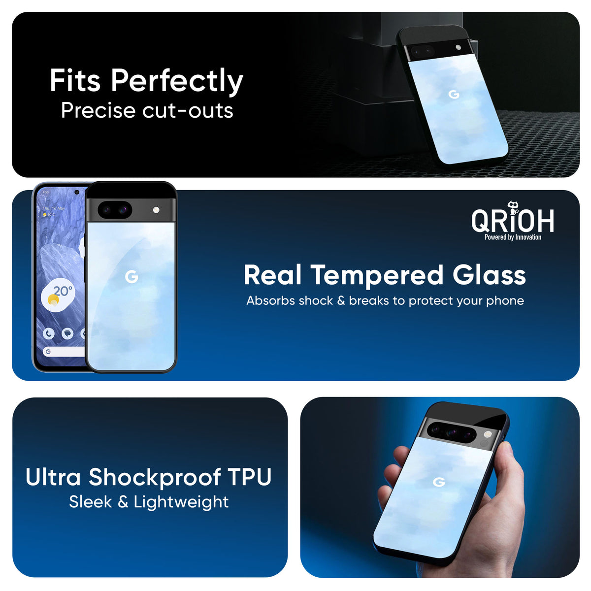 Bright Sky Glass Case for Google Pixel 9 Pro XL