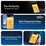 Rustic Orange Glass Case for Google Pixel 9 Pro