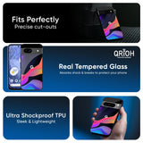 Colorful Fluid Glass Case for Google Pixel 9