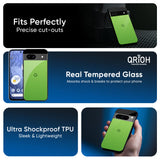 Paradise Green Glass Case For Google Pixel 9