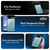 Arctic Blue Glass Case For Google Pixel 9