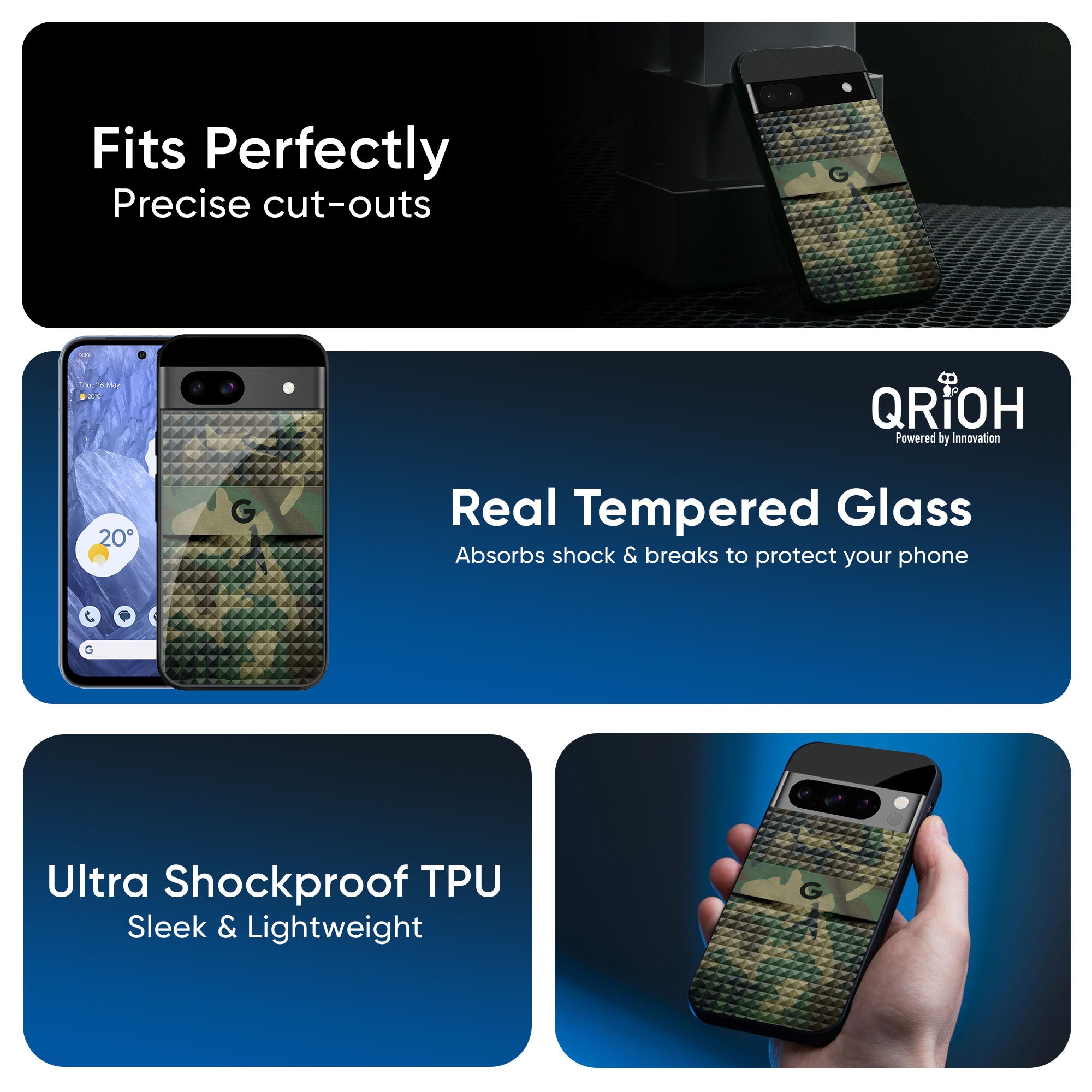 Supreme Power Glass Case For Google Pixel 9 Pro XL