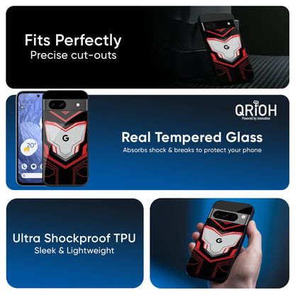 Quantum Suit Glass Case For Google Pixel 9