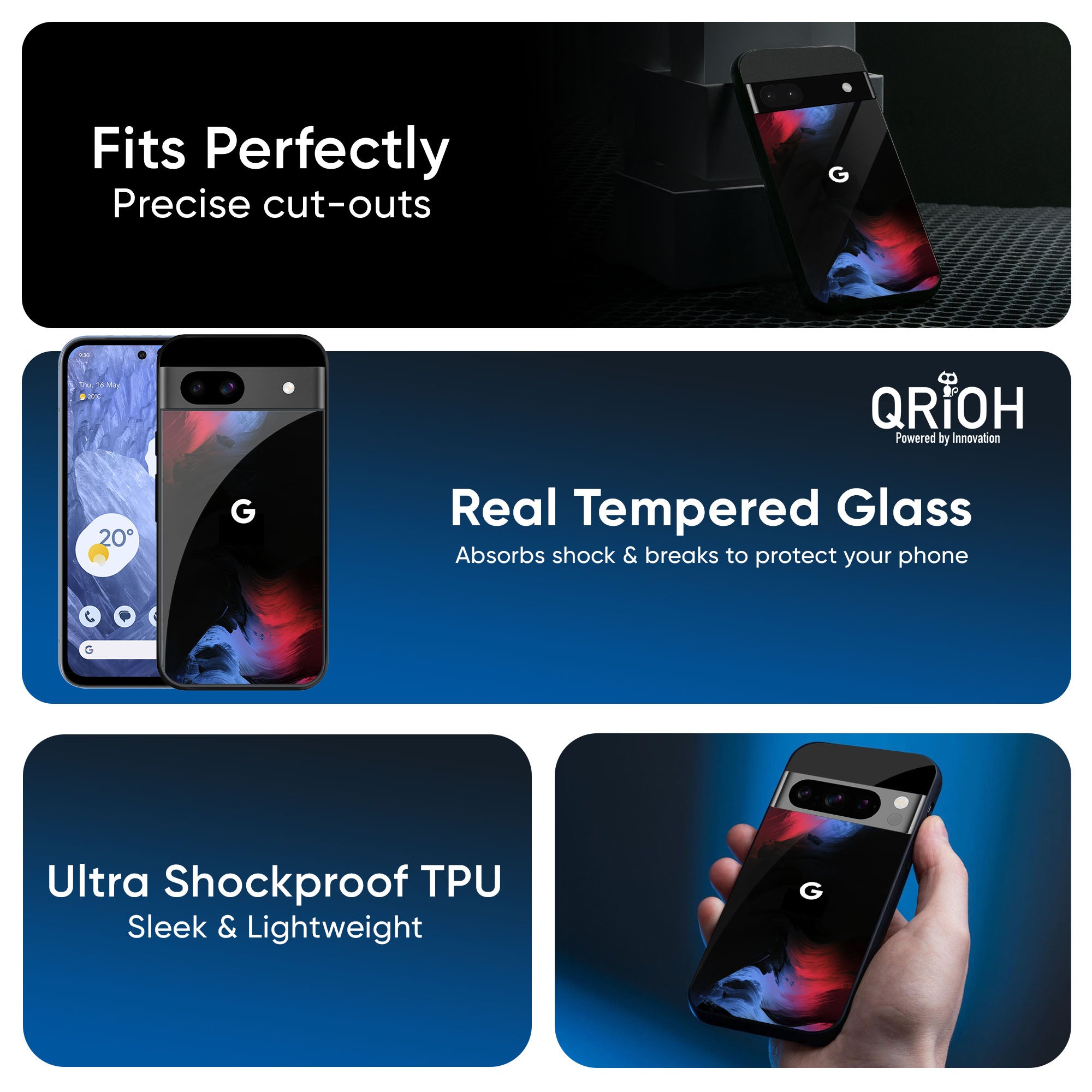 Fine Art Wave Glass Case for Google Pixel 9