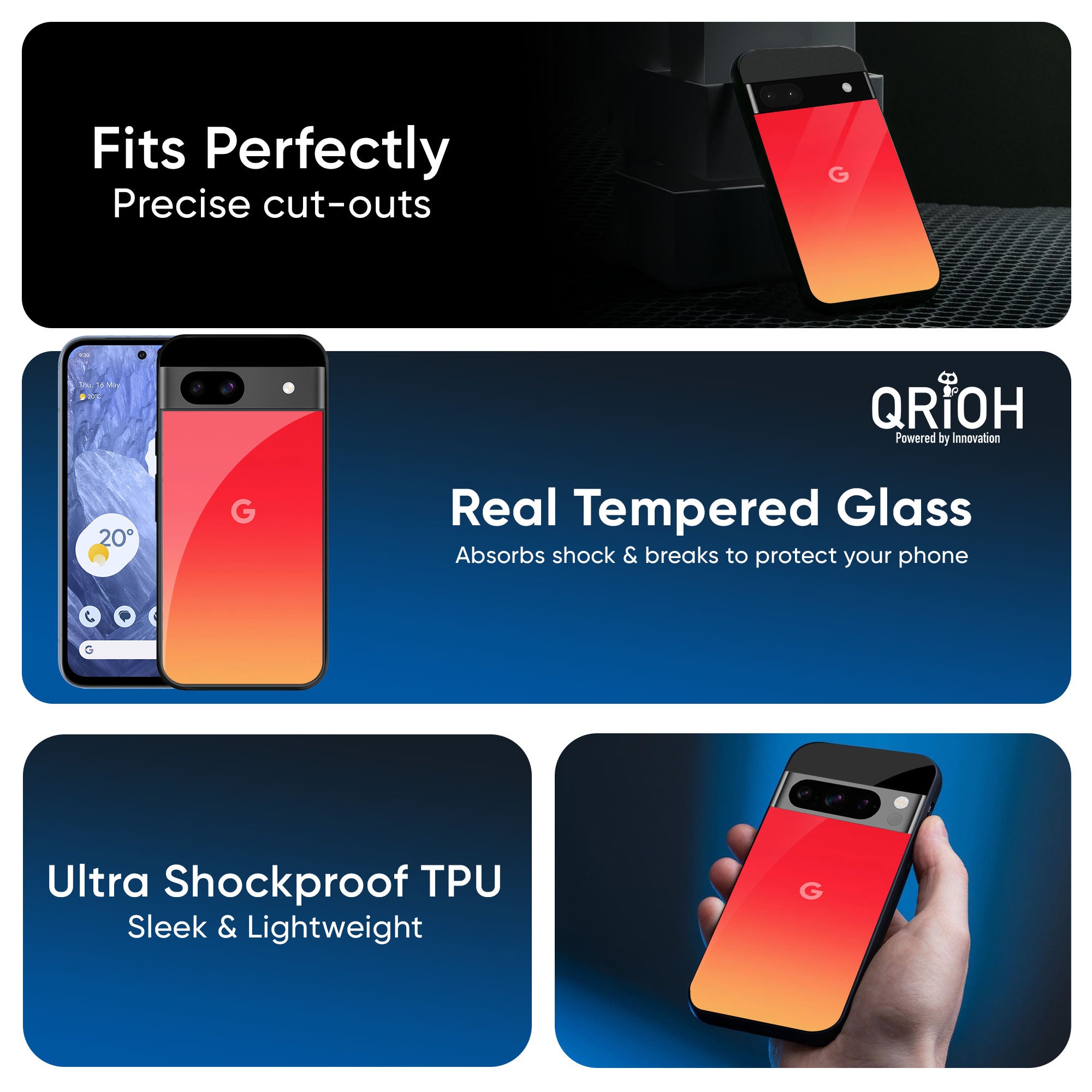 Sunbathed Glass case for Google Pixel 9 Pro