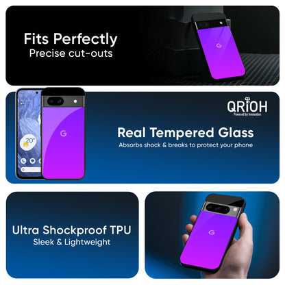 Purple Pink Glass Case for Google Pixel 9