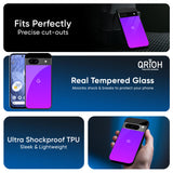 Purple Pink Glass Case for Google Pixel 9 Pro