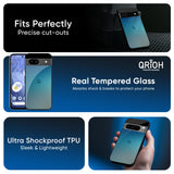 Sea Theme Gradient Glass Case for Google Pixel 9