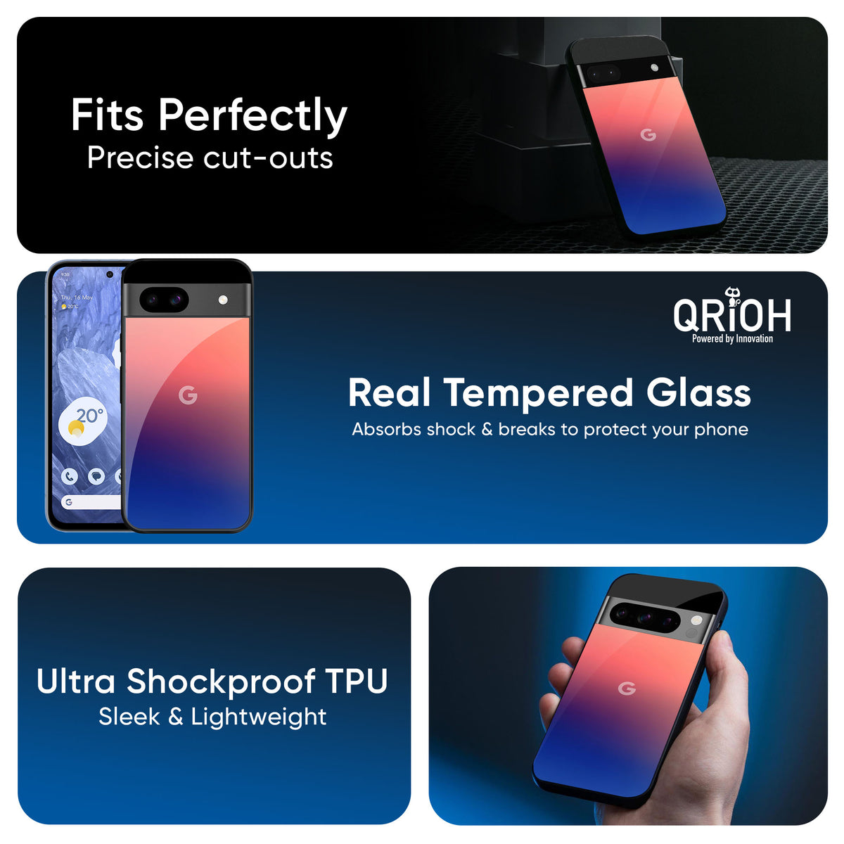 Dual Magical Tone Glass Case for Google Pixel 9 Pro XL