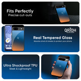 Sunset Of Ocean Glass Case for Google Pixel 9