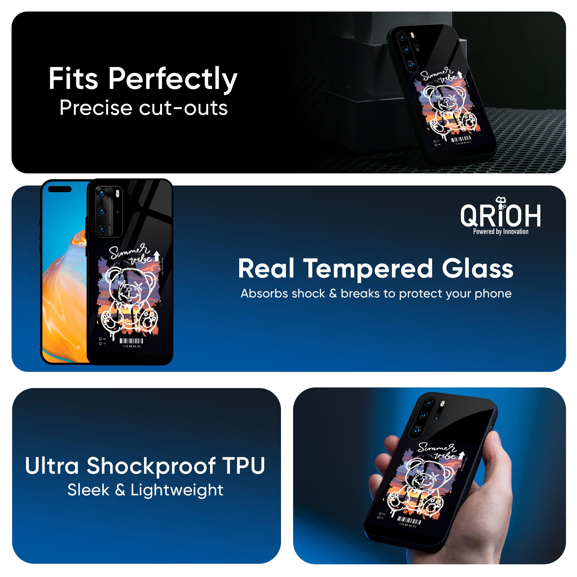 Summer Vibe Glass Case for Huawei P30 Pro