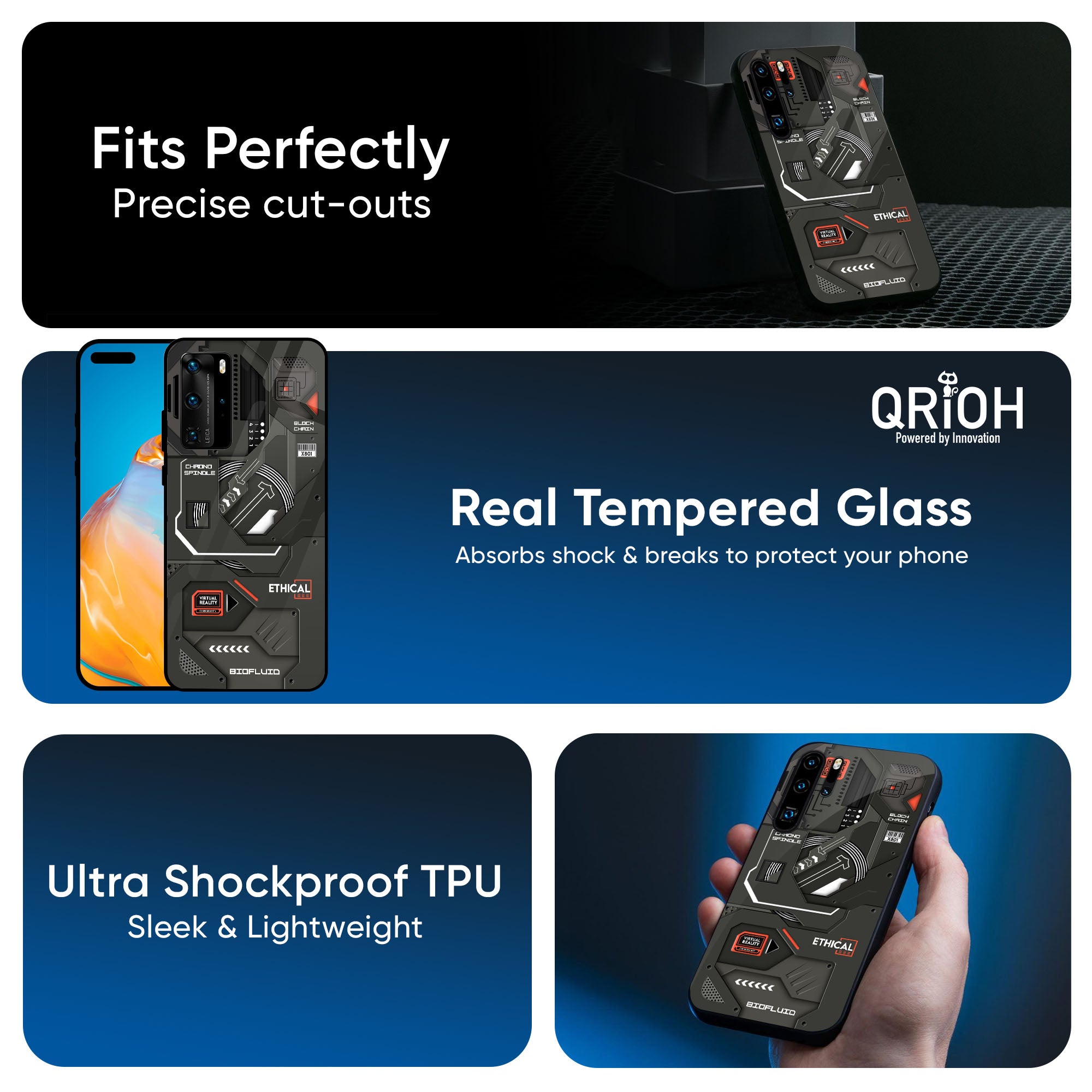 Tech Aesthetics Glass Case for Huawei P30 Pro