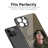 Blind Fold Glass Case for iPhone 16 Plus