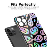 Acid Smile Glass Case for iPhone 16 Plus