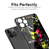 Astro Glitch Glass Case for iPhone 16 Plus