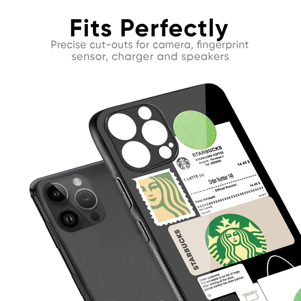 Coffee Latte Glass Case for iPhone 16