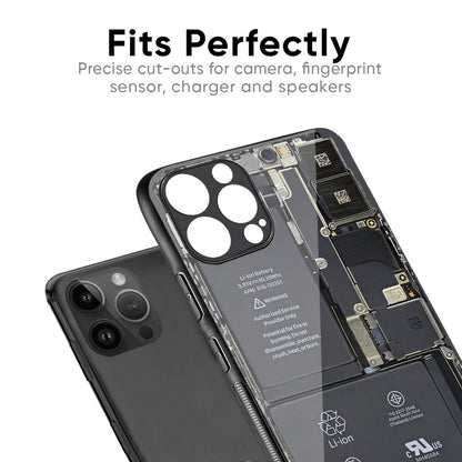 Skeleton Inside Glass Case for iPhone 16 Pro Max