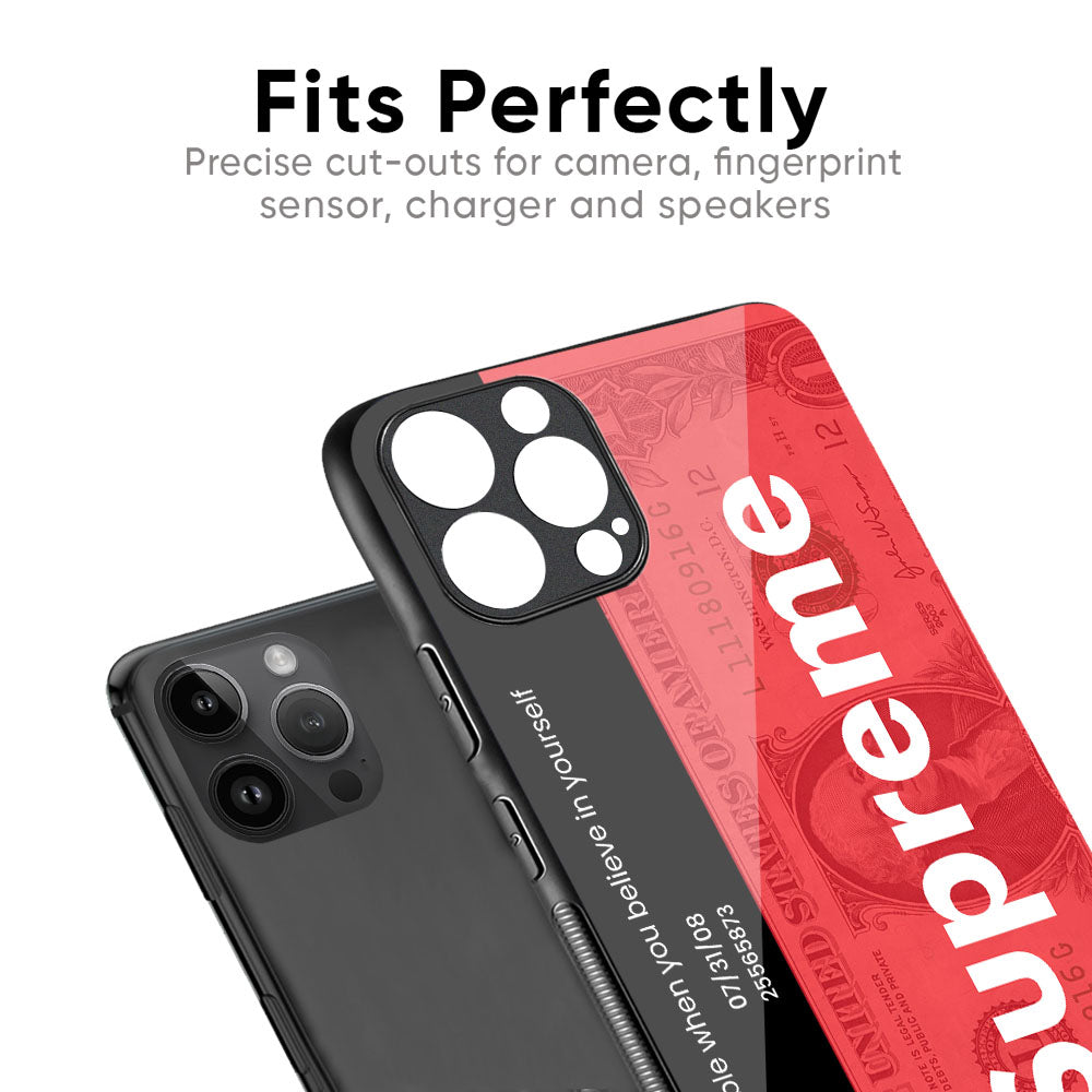 Supreme Ticket Glass Case for iPhone 16 Pro Max