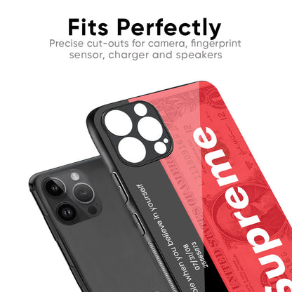 Supreme Ticket Glass Case for iPhone 16 Pro Max
