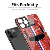 Racing Vintage Glass Case for iPhone 14 Pro Max