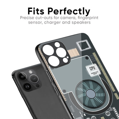 Motherboard Circuit Glass Case for iPhone XS