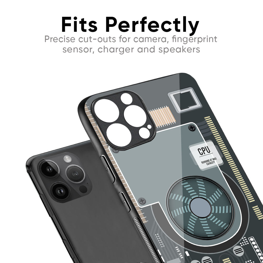 Motherboard Circuit Glass Case for iPhone XS Max
