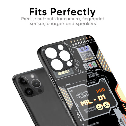 Exposed Parts Glass Case for iPhone XS Max