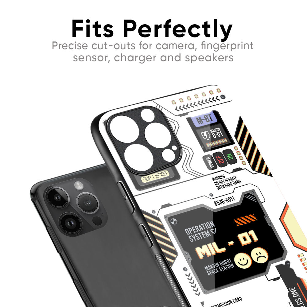 Tech Display Glass Case for iPhone XS Max