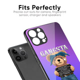 Gangsta Bear Glass Case for iPhone XS Max