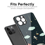 Astronaut Dream Glass Case For iPhone 16 Plus
