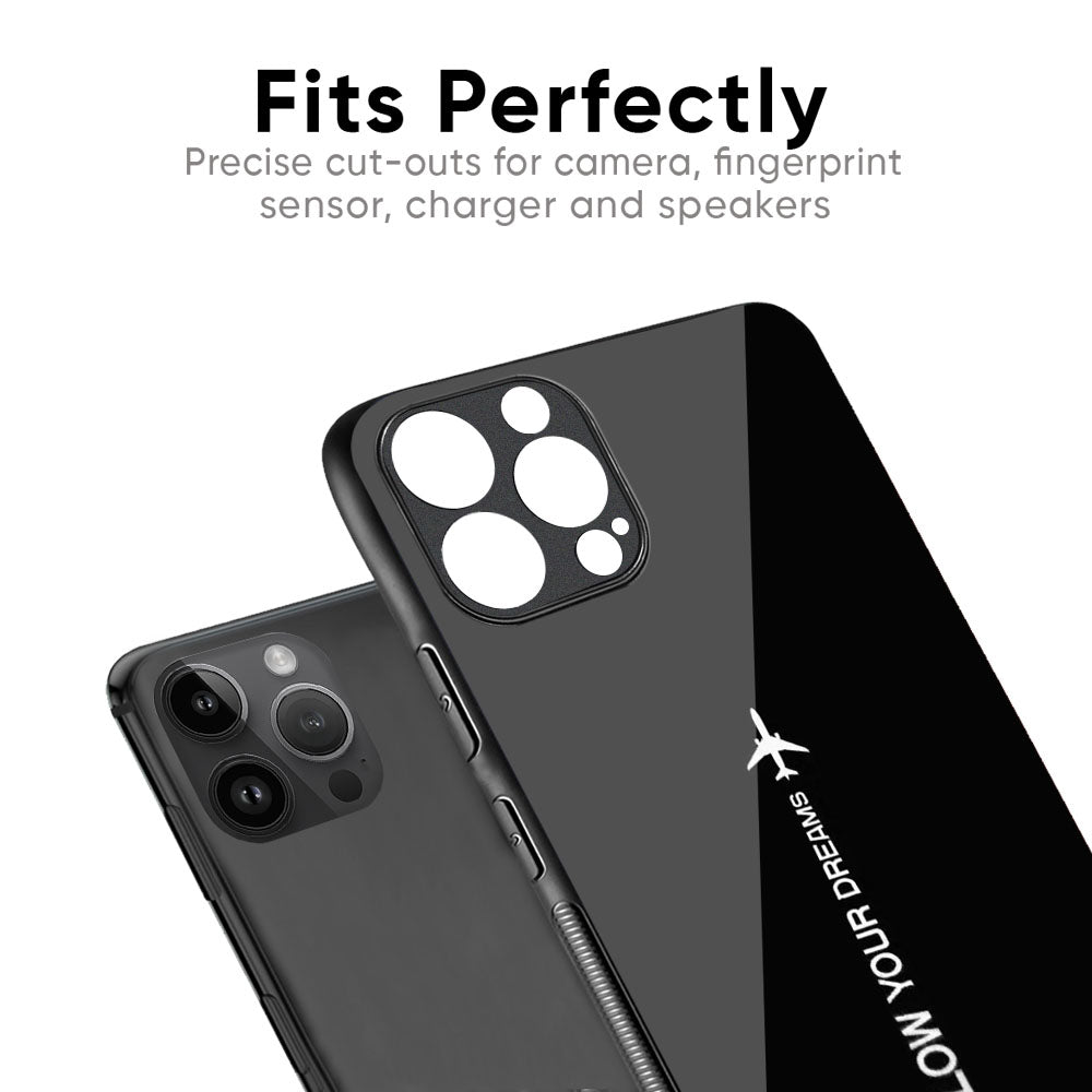 Follow Your Dreams Glass Case for iPhone 16