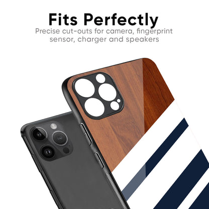 Bold Stripes Glass Case for iPhone 16 Pro Max