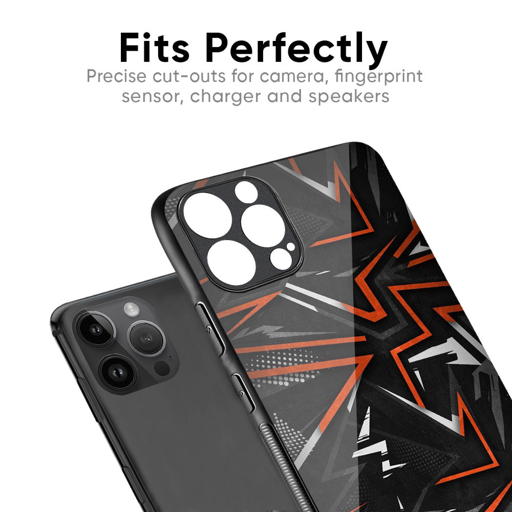 Vector Art Glass Case for iPhone 16 Pro Max