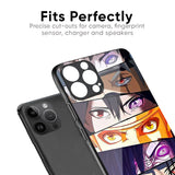 Anime Eyes Glass Case for iPhone 16 Plus