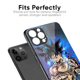 Branded Anime Glass Case for iPhone 16 Plus