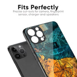 Architecture Map Glass Case for iPhone 16 Plus