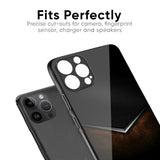 Dark Walnut Glass Case for iPhone 16 Plus