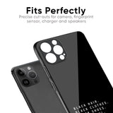 Black Soul Glass Case for iPhone 16 Plus